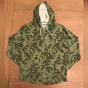 Hurley Women’s Green Palm Camo Hoodie Pullover - Size S
